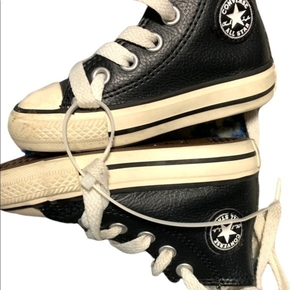 Converse Chuck Taylor All Star Hi Toddler's Shoes Black/Egret/Egret 754401c - Picture 16 of 16